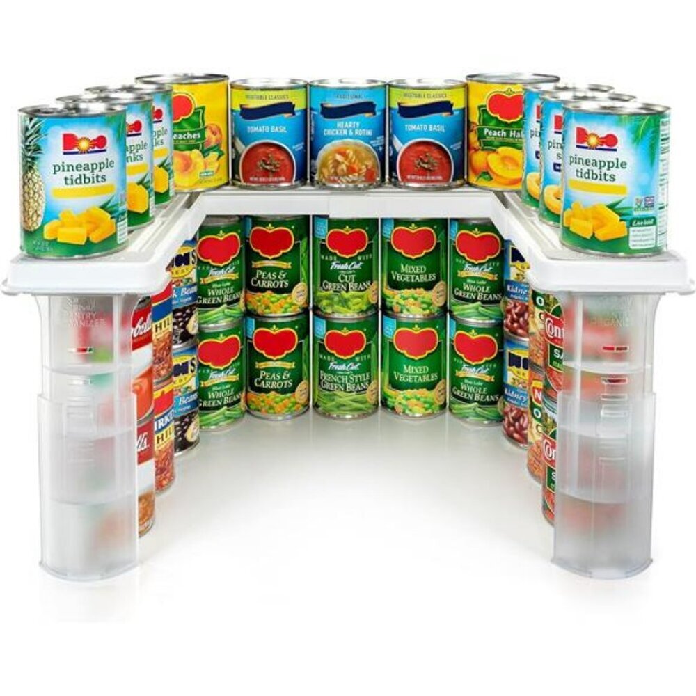 Adjustable Pantry Spice Rack Can Organizer Kitchen Cabinet Storage Shelf